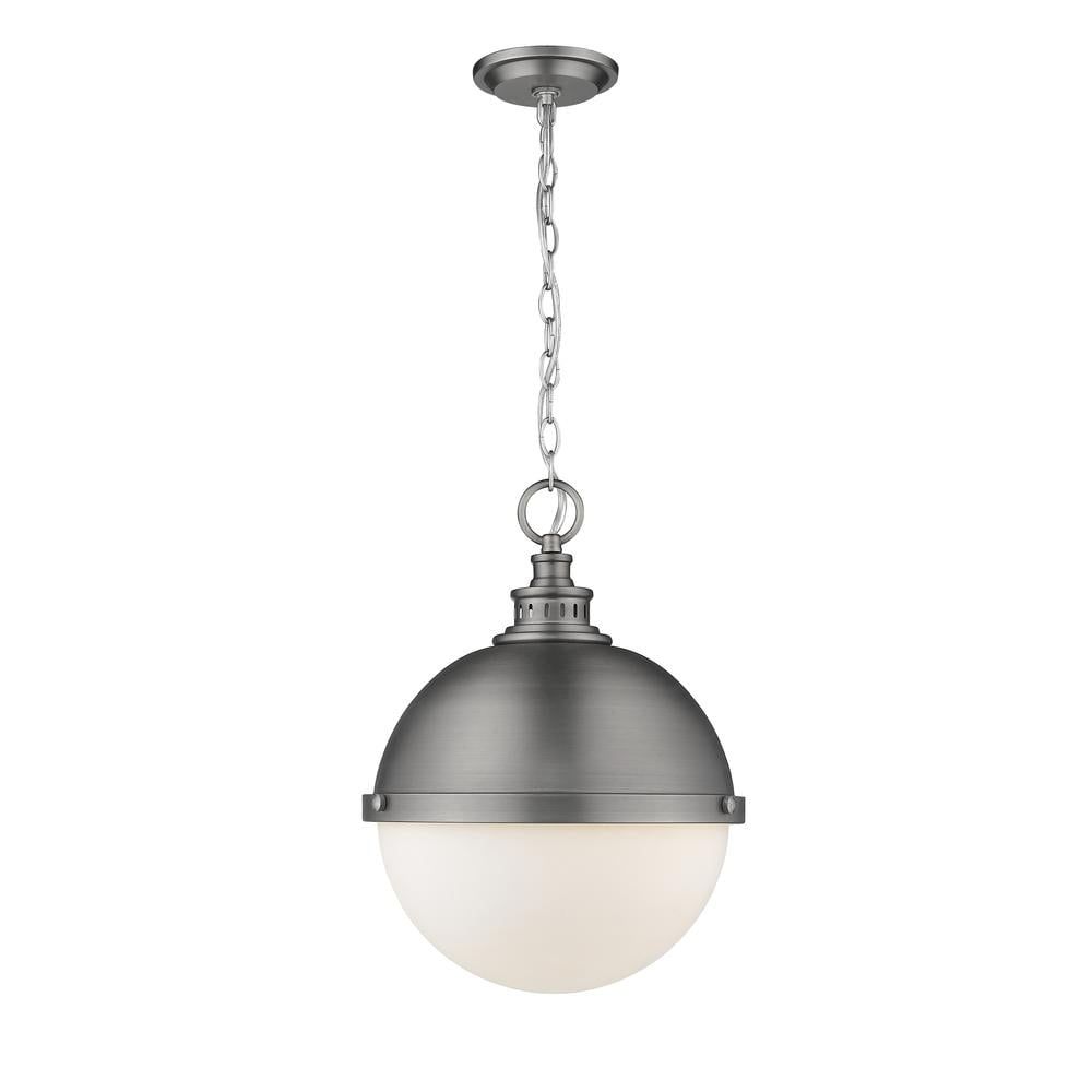 Matte Black Glass 2-Light Flush Mount Ceiling Fixture