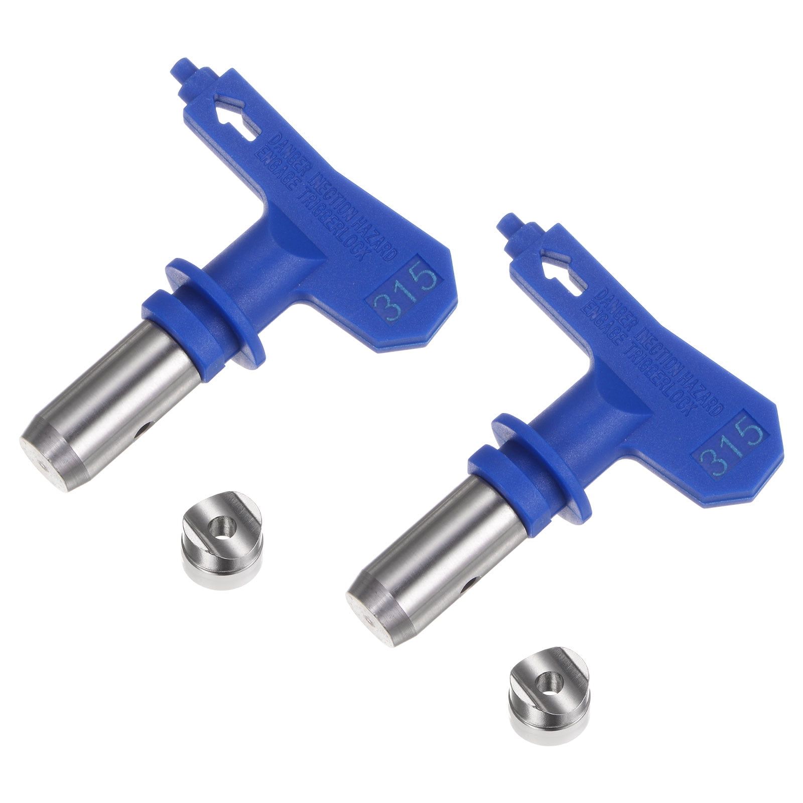 Blue 315 Reversible Airless Paint Spray Nozzle Tips, 2-Pack