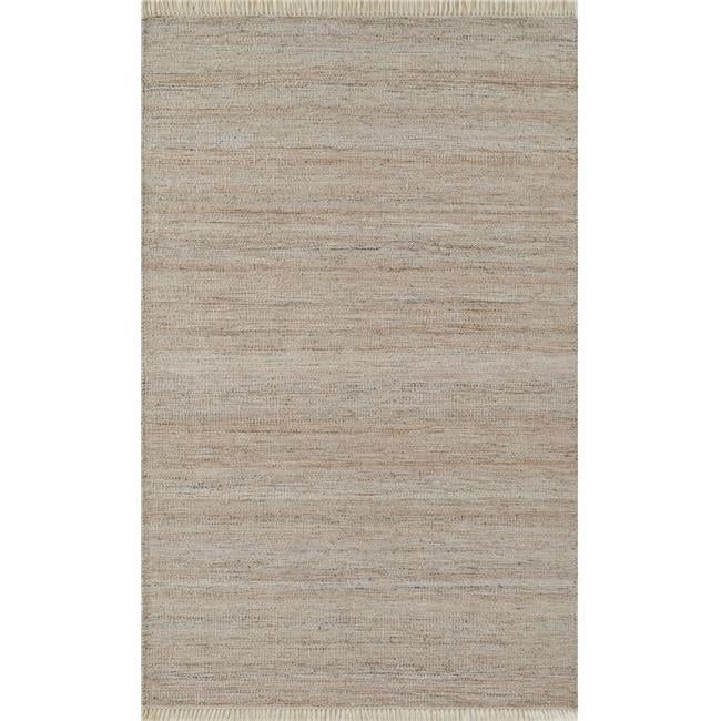 Natural 2' x 3' Handcrafted Stain-Resistant Rectangular Rug