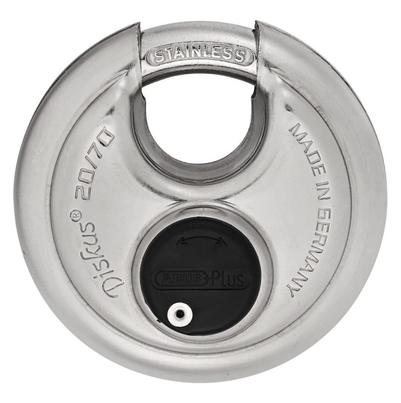 ABUS 20/70 Stainless Steel Round Disk Padlock