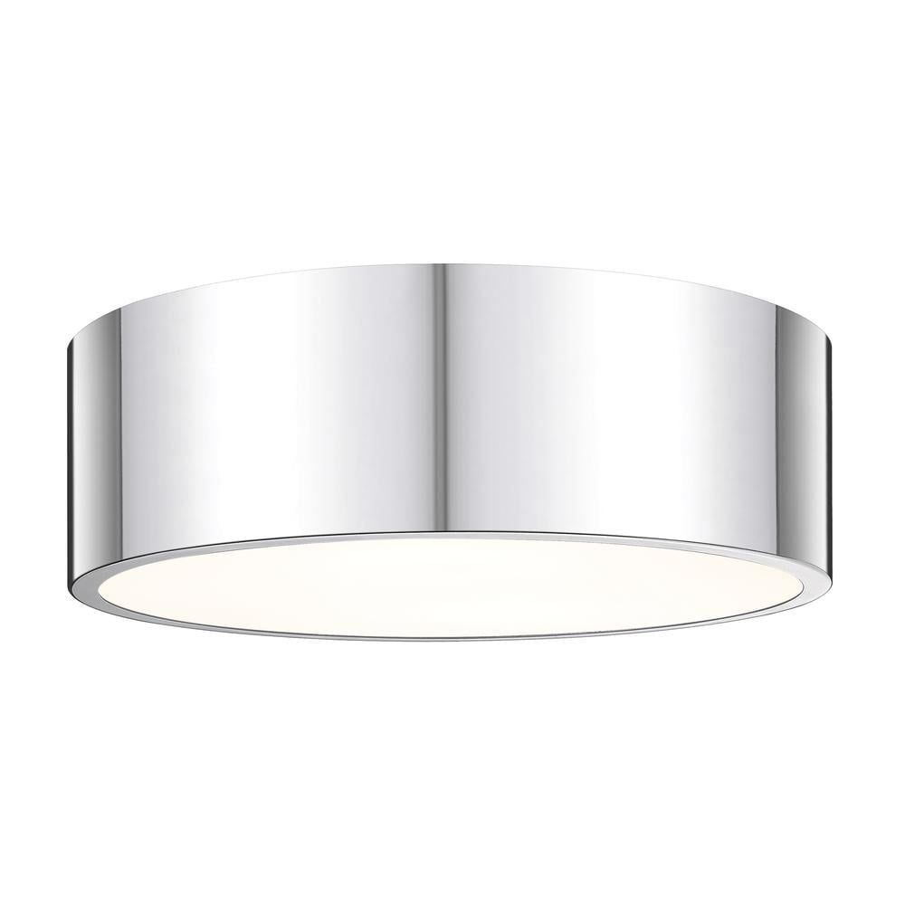 Sonna 10.75'' Modern Flush Mount Ceiling Fixture in Brushed Nickel