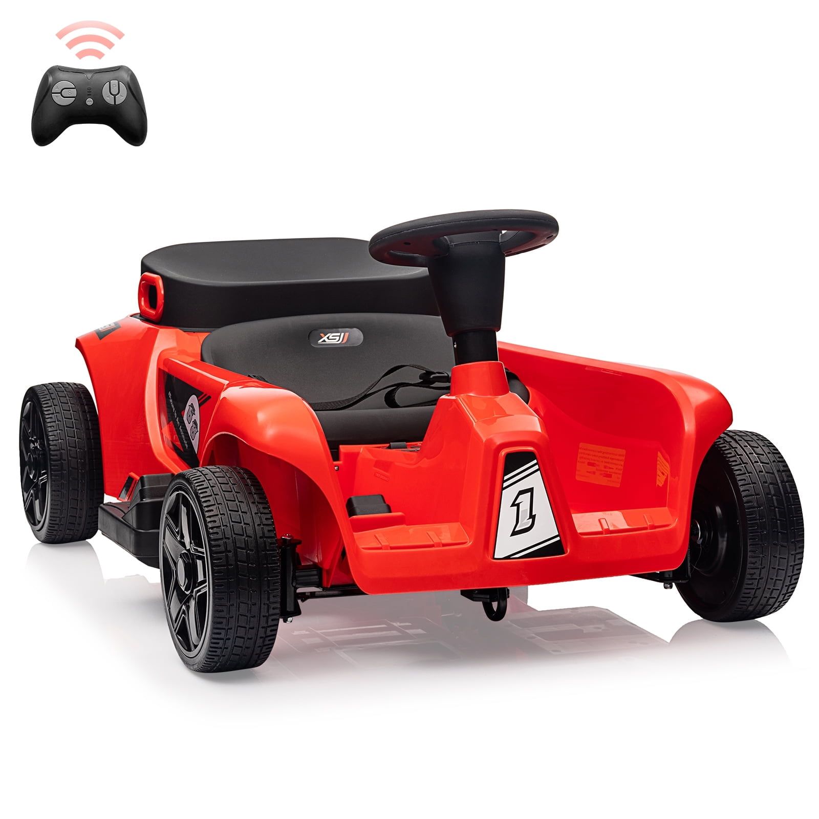 24V Red Electric Ride-On Car with Remote Control