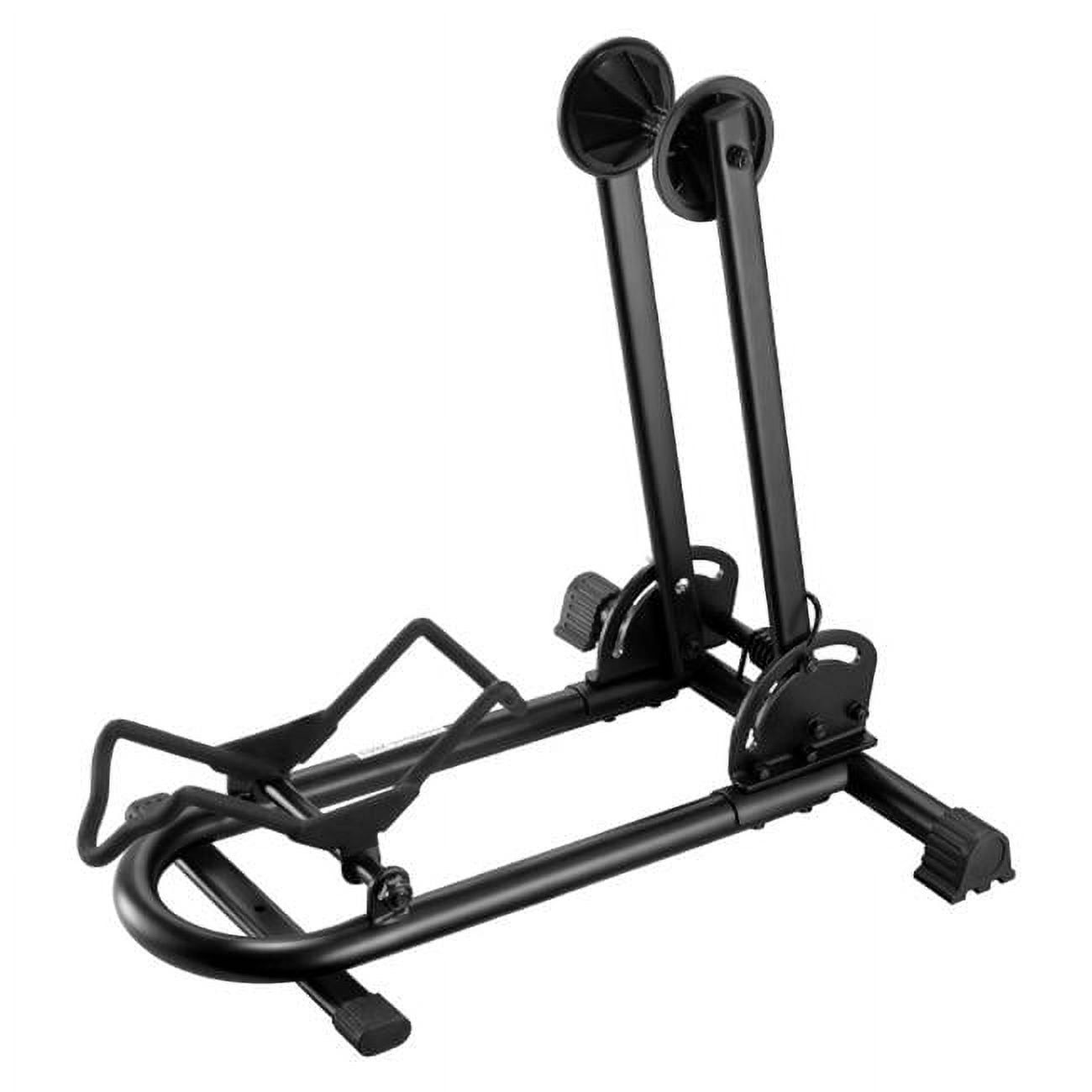 Black Powder Coated Foldable Bike Storage Stand