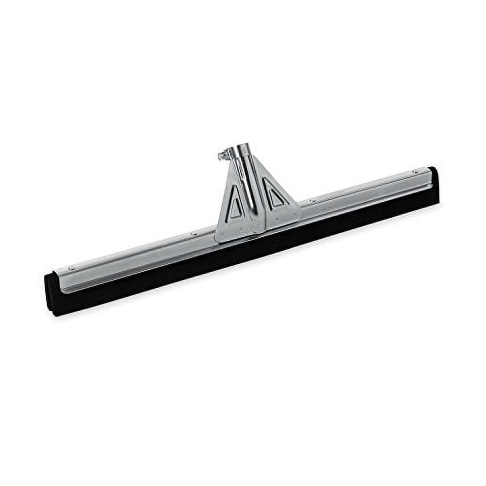 22-Inch Black Heavy-Duty Rubber Floor Squeegee