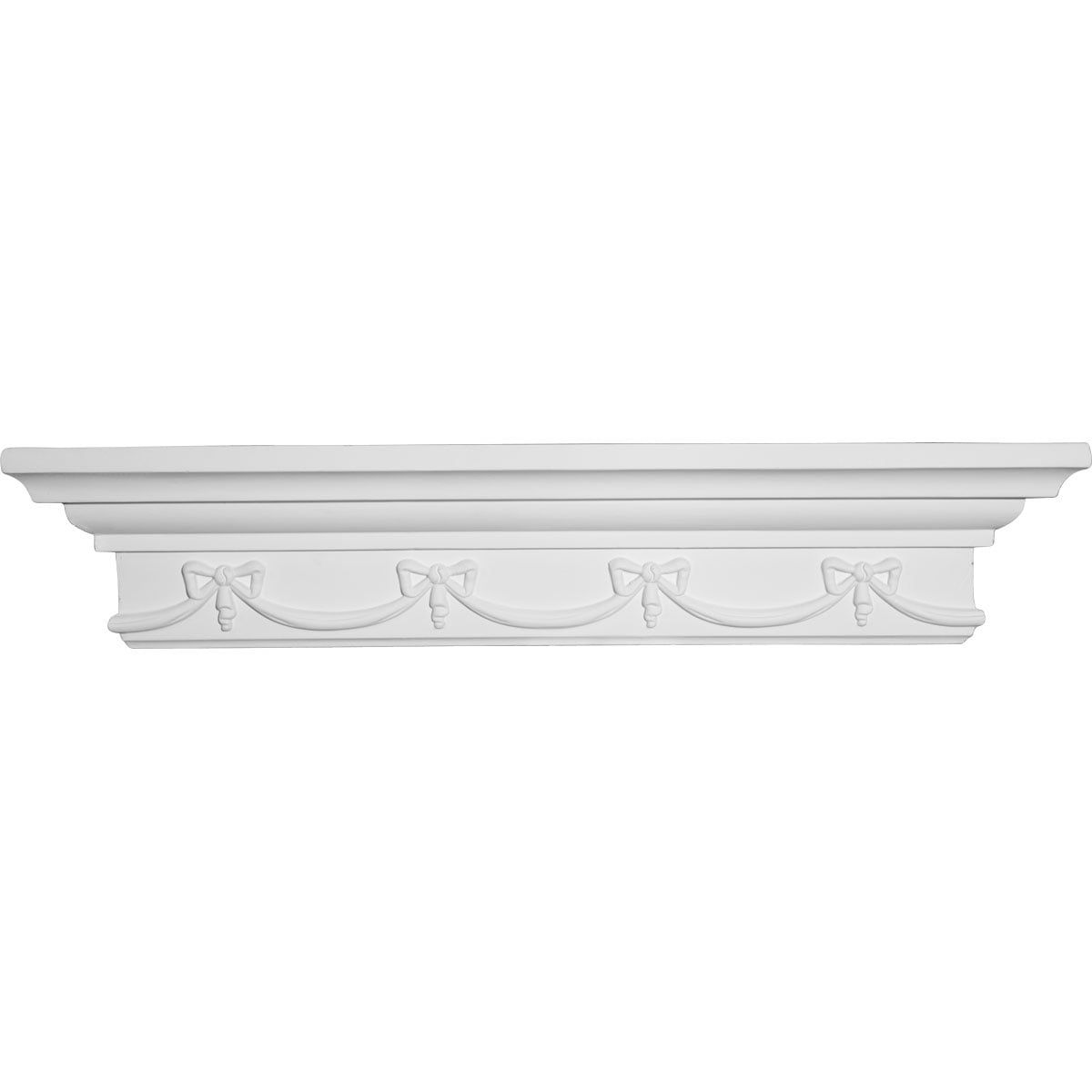 Versailles Floating Urethane Shelf in White - 22.75" x 16.125"