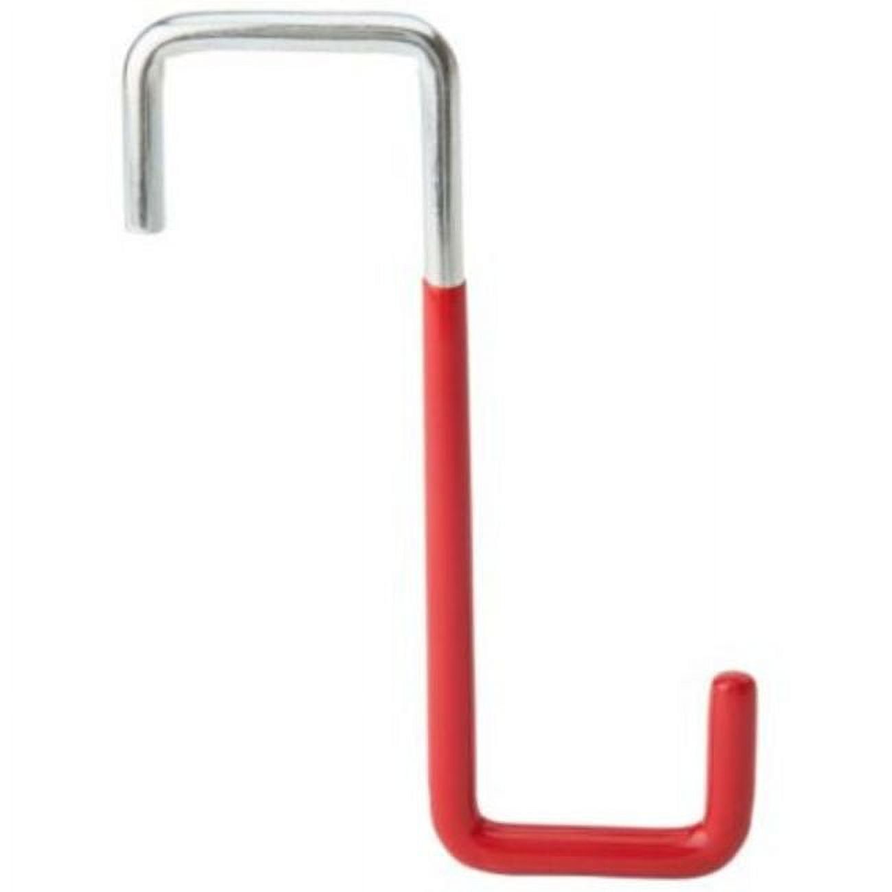 6" Red Vinyl Coated Metal Rafter Hook