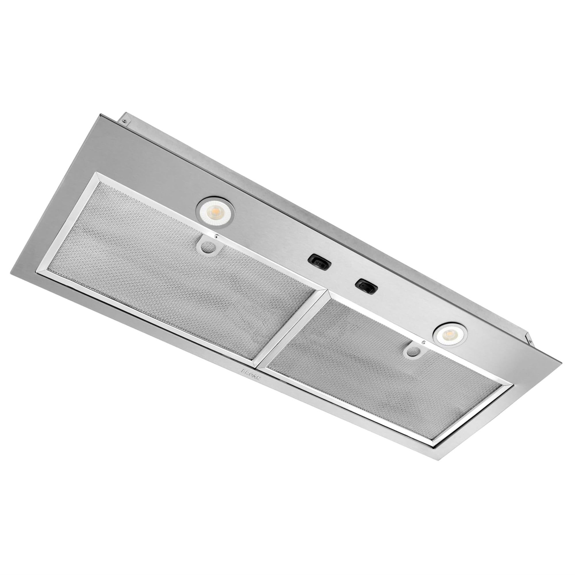 24-Inch Stainless Steel Convertible Range Hood Insert with LED Lighting