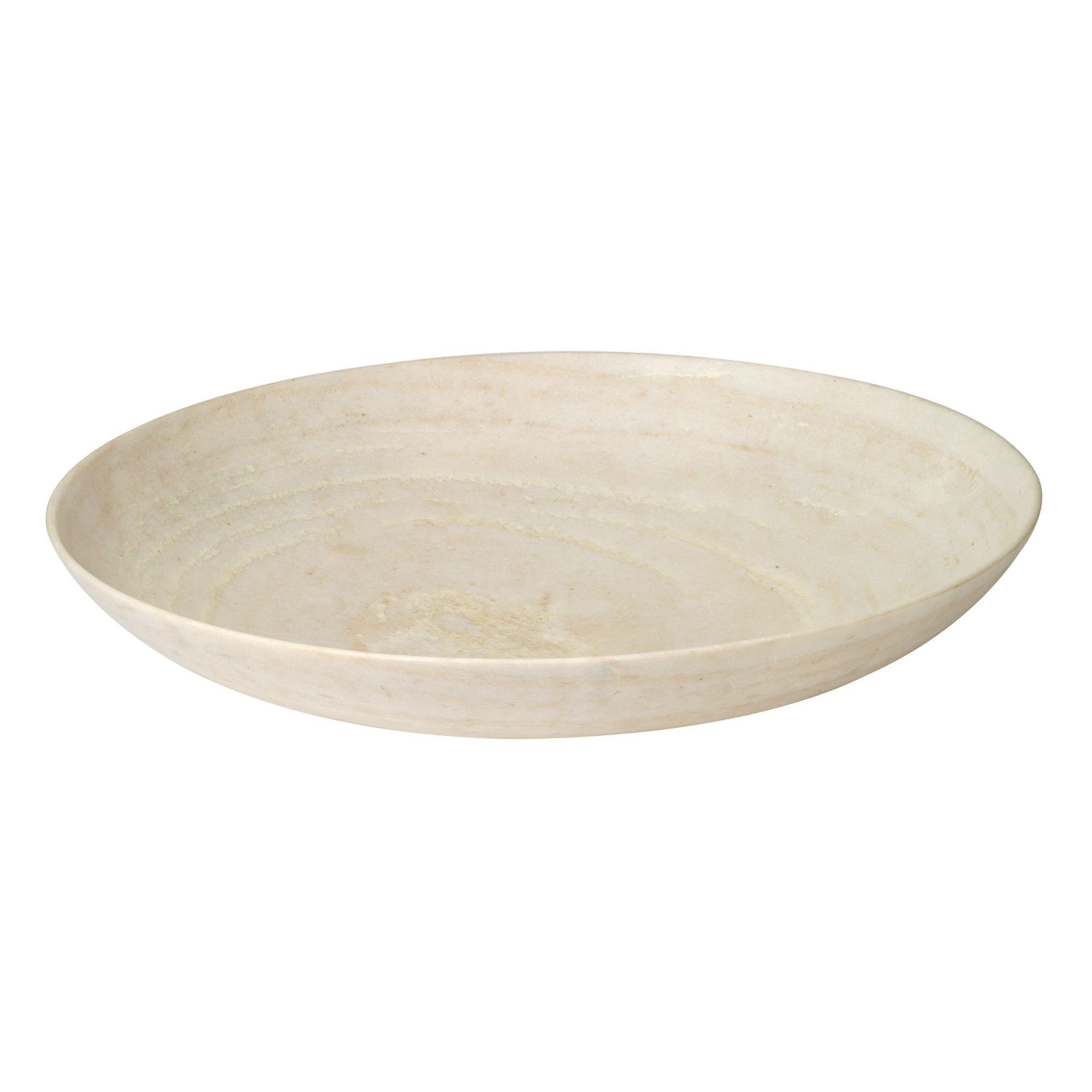 Extra Large White Marble Decorative Bowl