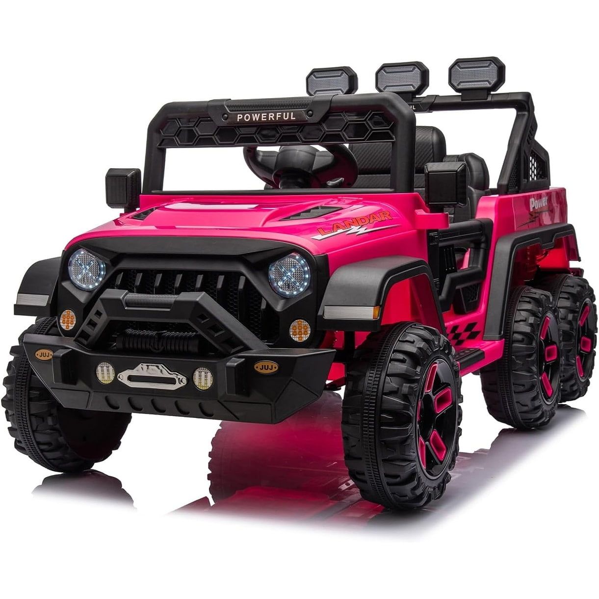 Pink 24V Ride-On Truck with Remote Control