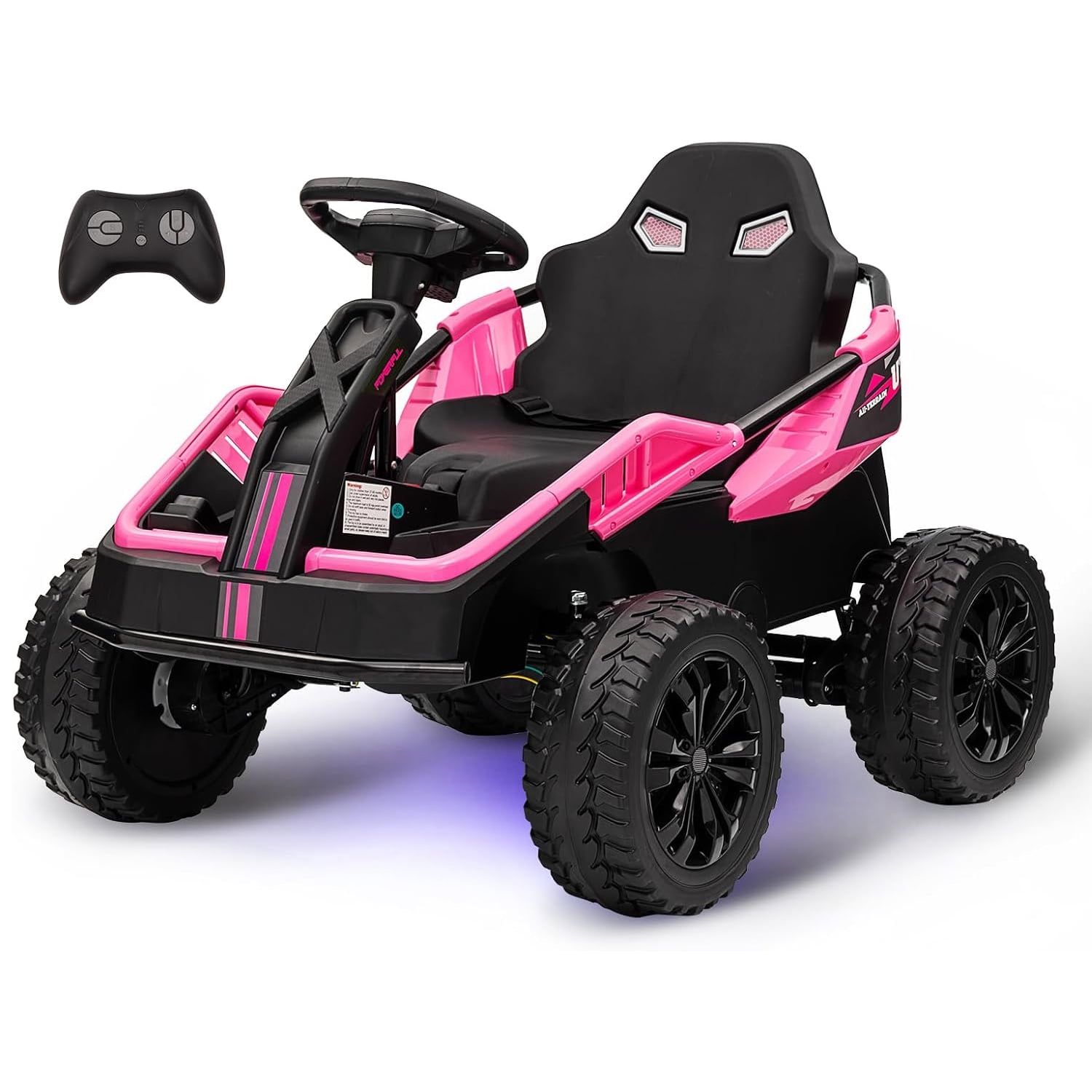 Pink 24V Kids Ride-On UTV with Remote Control