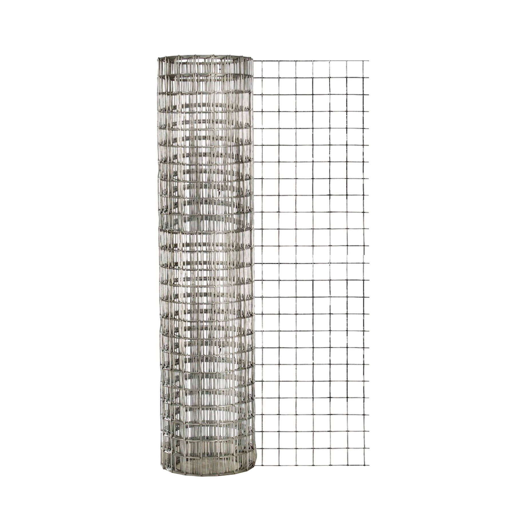 24in x 15ft Silver Galvanized Welded Wire Mesh