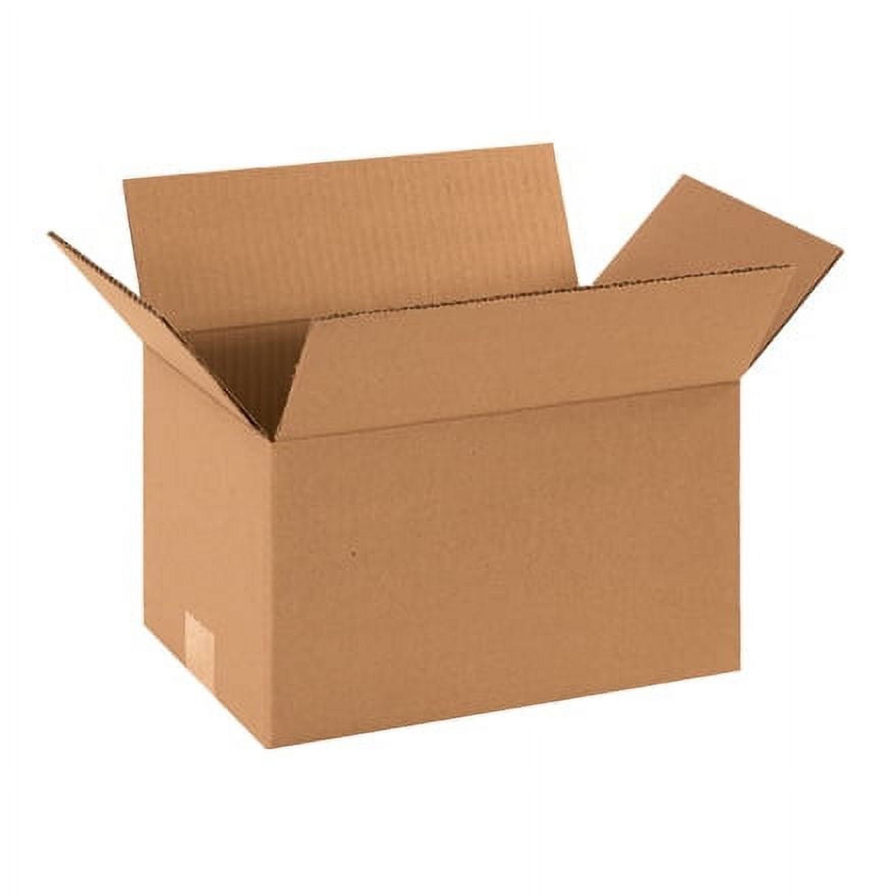 Eco-Friendly Kraft Corrugated Storage Boxes 12"x8"x7" - Pack of 25