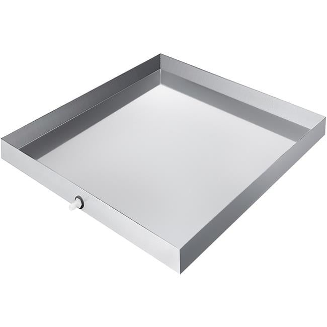 27" x 25" Stainless Steel Washer and Dryer Drain Pan