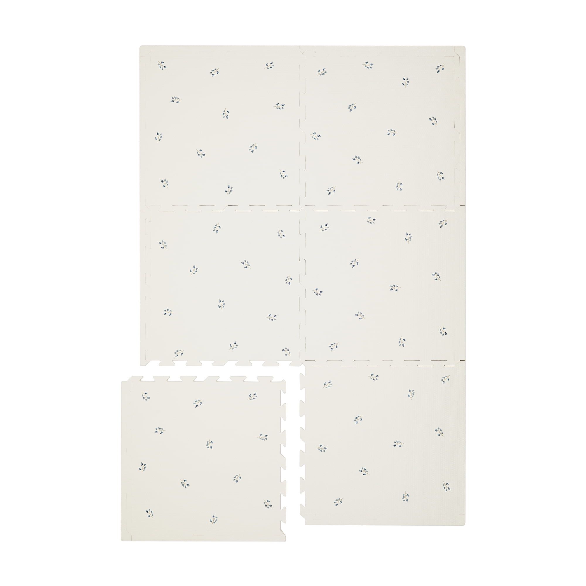 Blueberry Natural Interlocking Foam Puzzle Play Mat