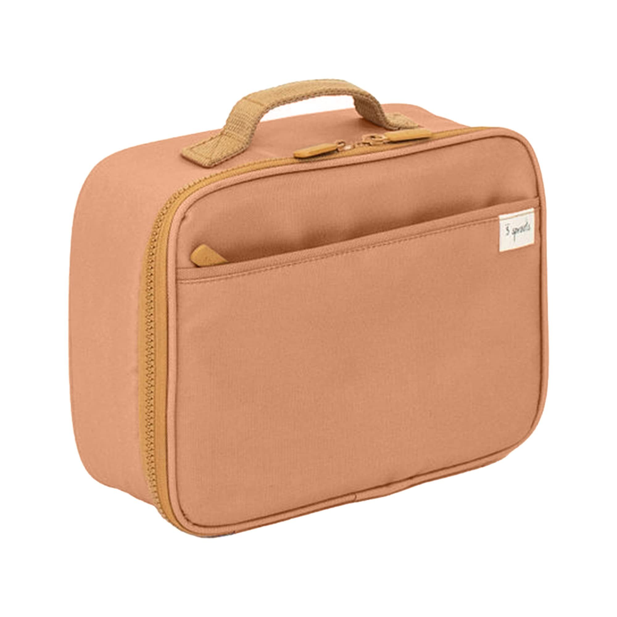 Rust Recycled Polyester Insulated Kids Lunch Bag