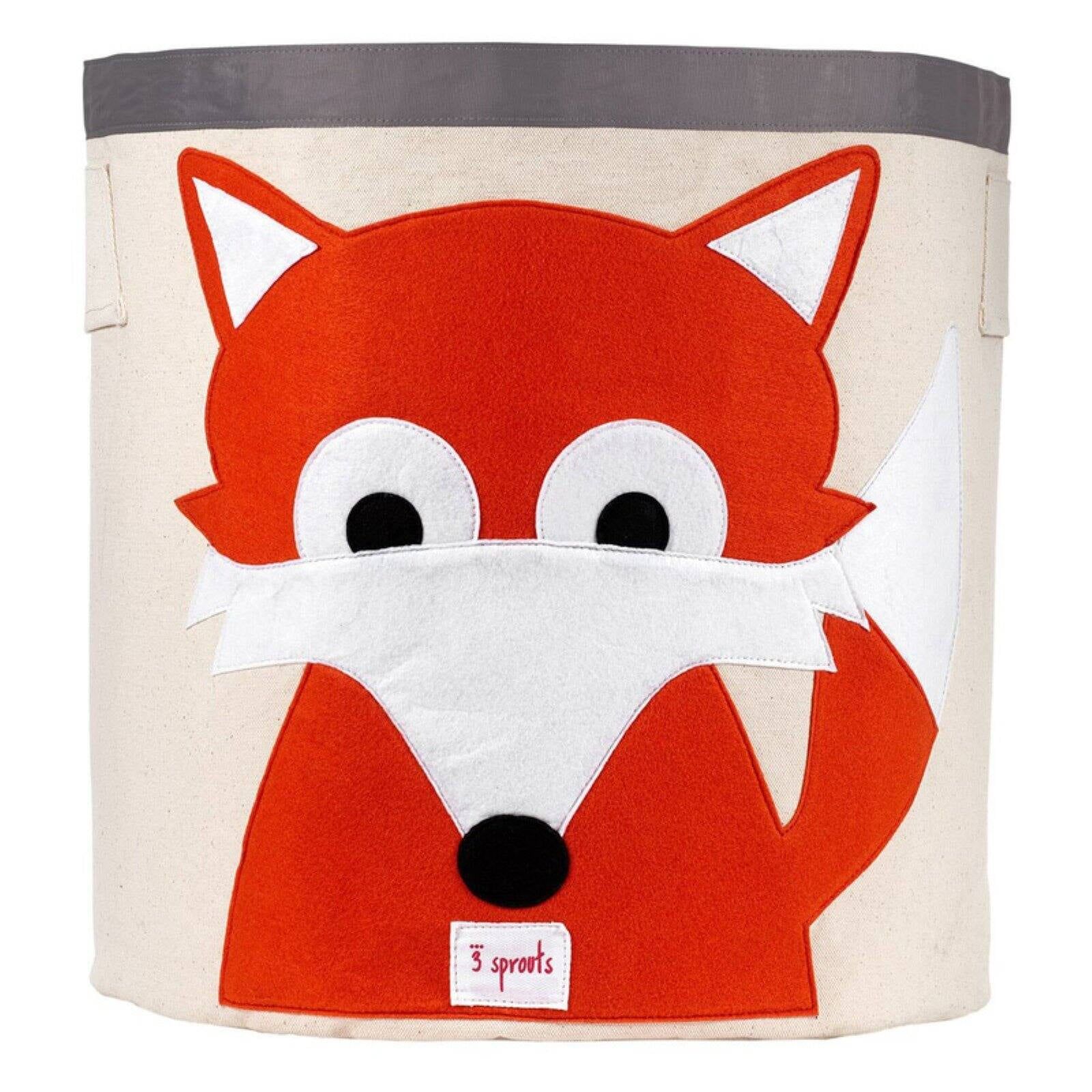 Fox Design Collapsible Kids Storage Bin