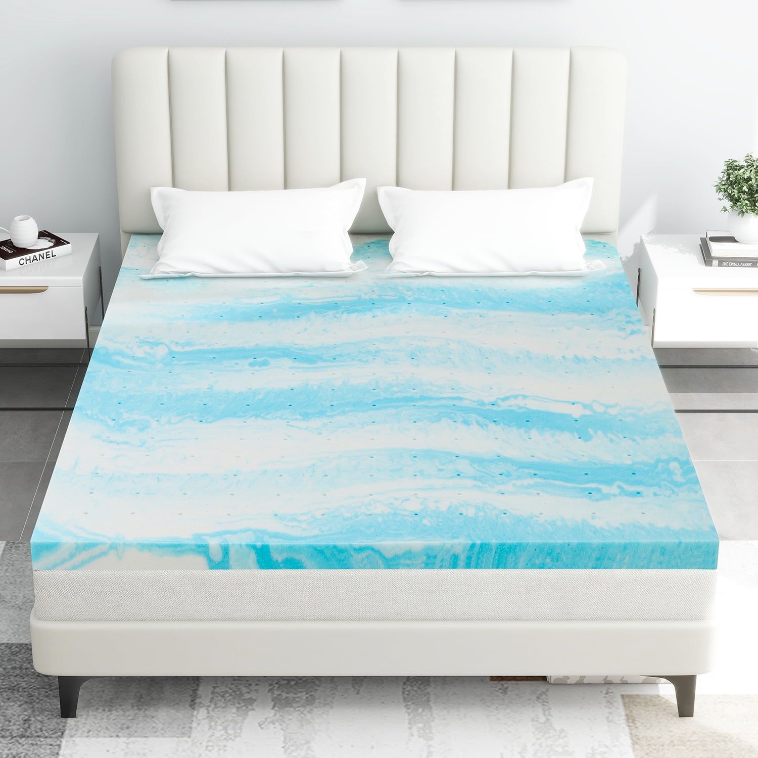 Twin 3'' Gel-Infused Memory Foam Mattress Topper