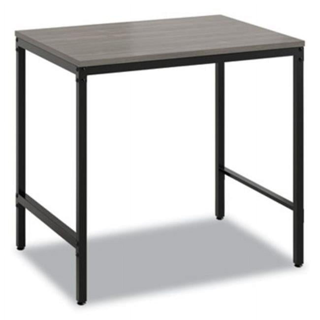 Sterling Ash Modern Study Desk with Black Steel Base