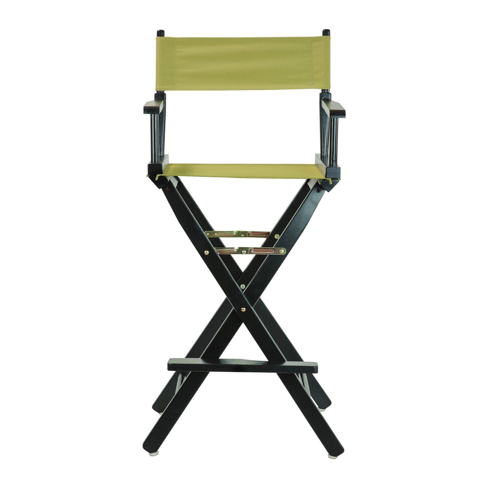 Classic 30" Foldable Director's Chair in Solid Wood with Brown Canvas