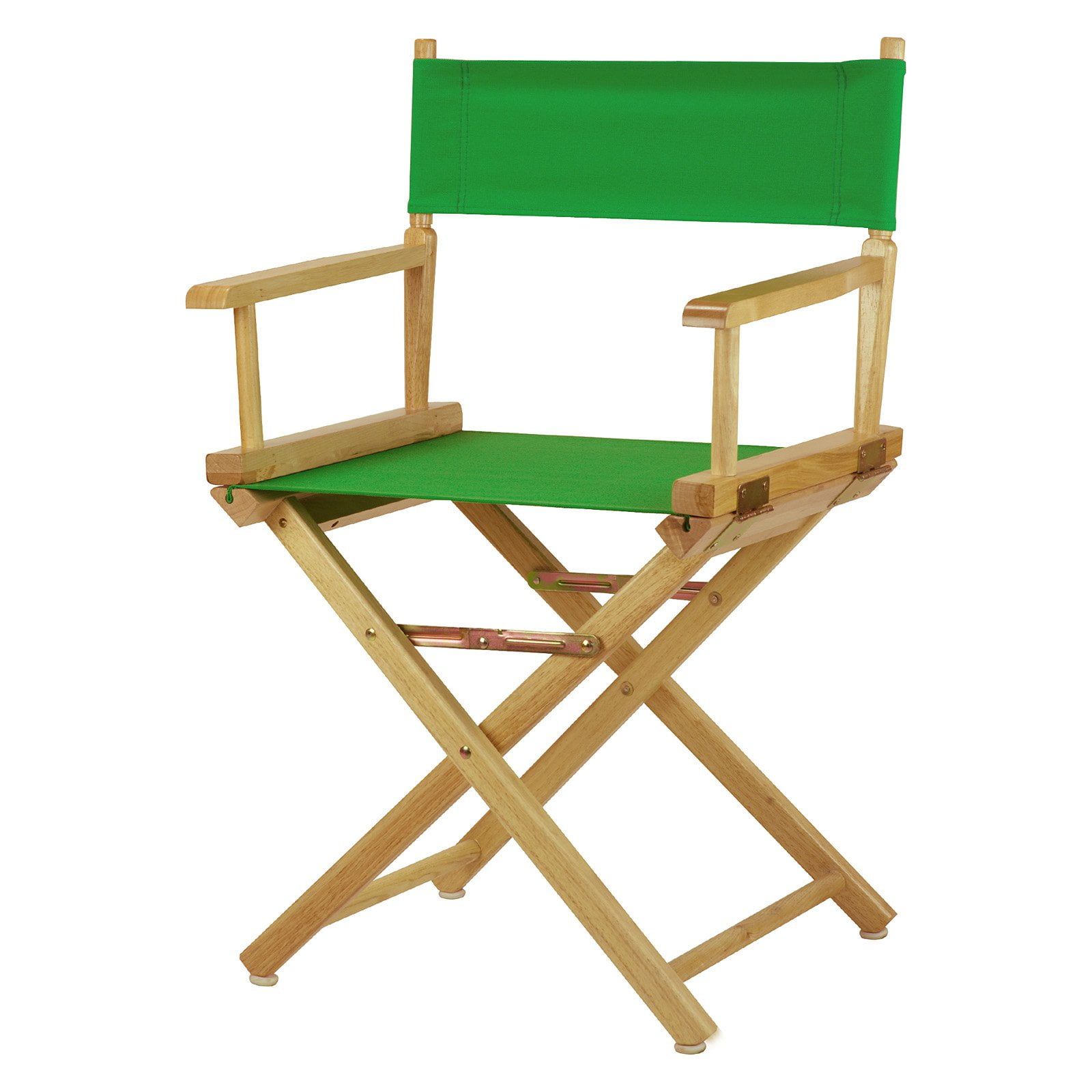 Black Solid Wood Director's Chair with Armrests