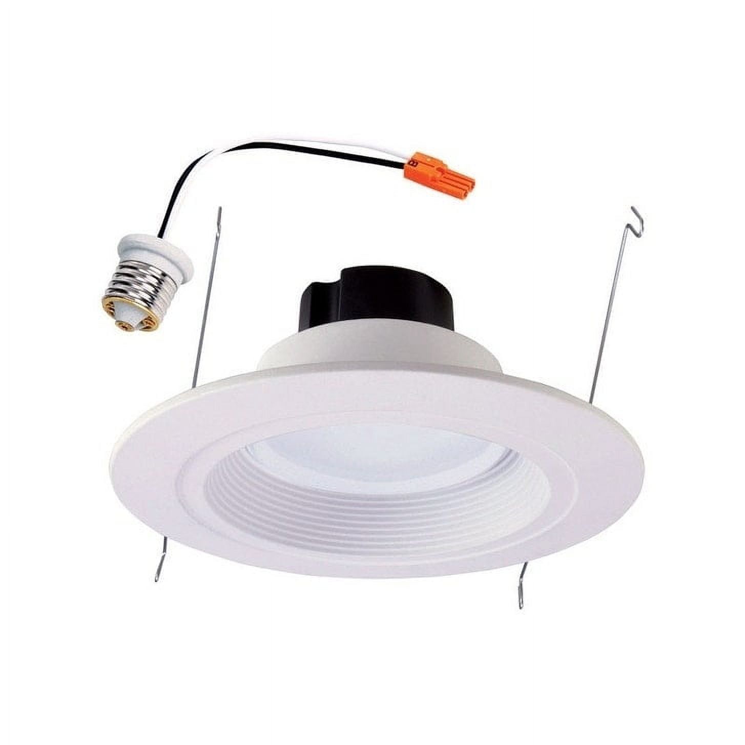 Matte White 6-Inch LED Retrofit Recessed Ceiling Light