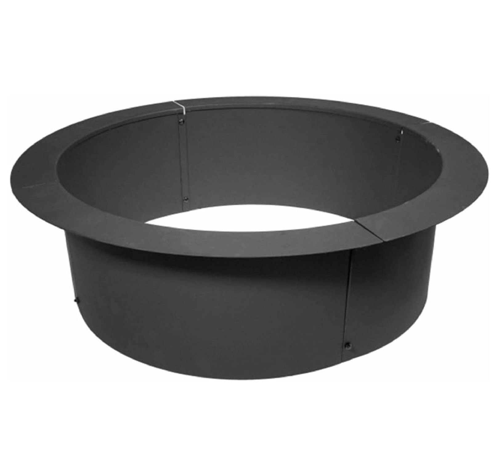 Ash & Ember 33" Black Steel DIY Fire Pit Liner