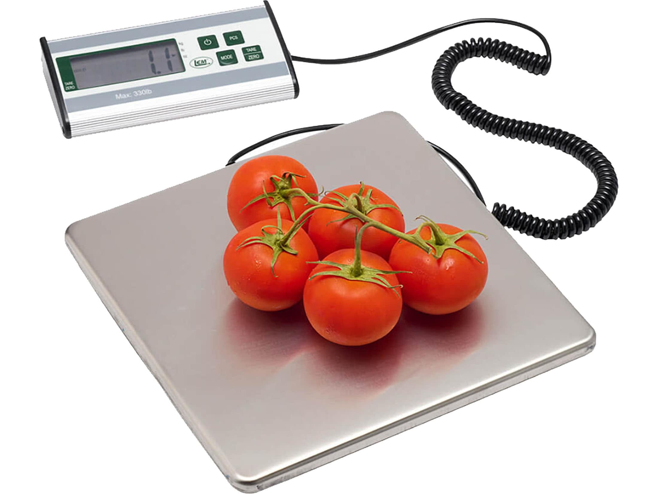 330 lb Stainless Steel Digital Bench Scale