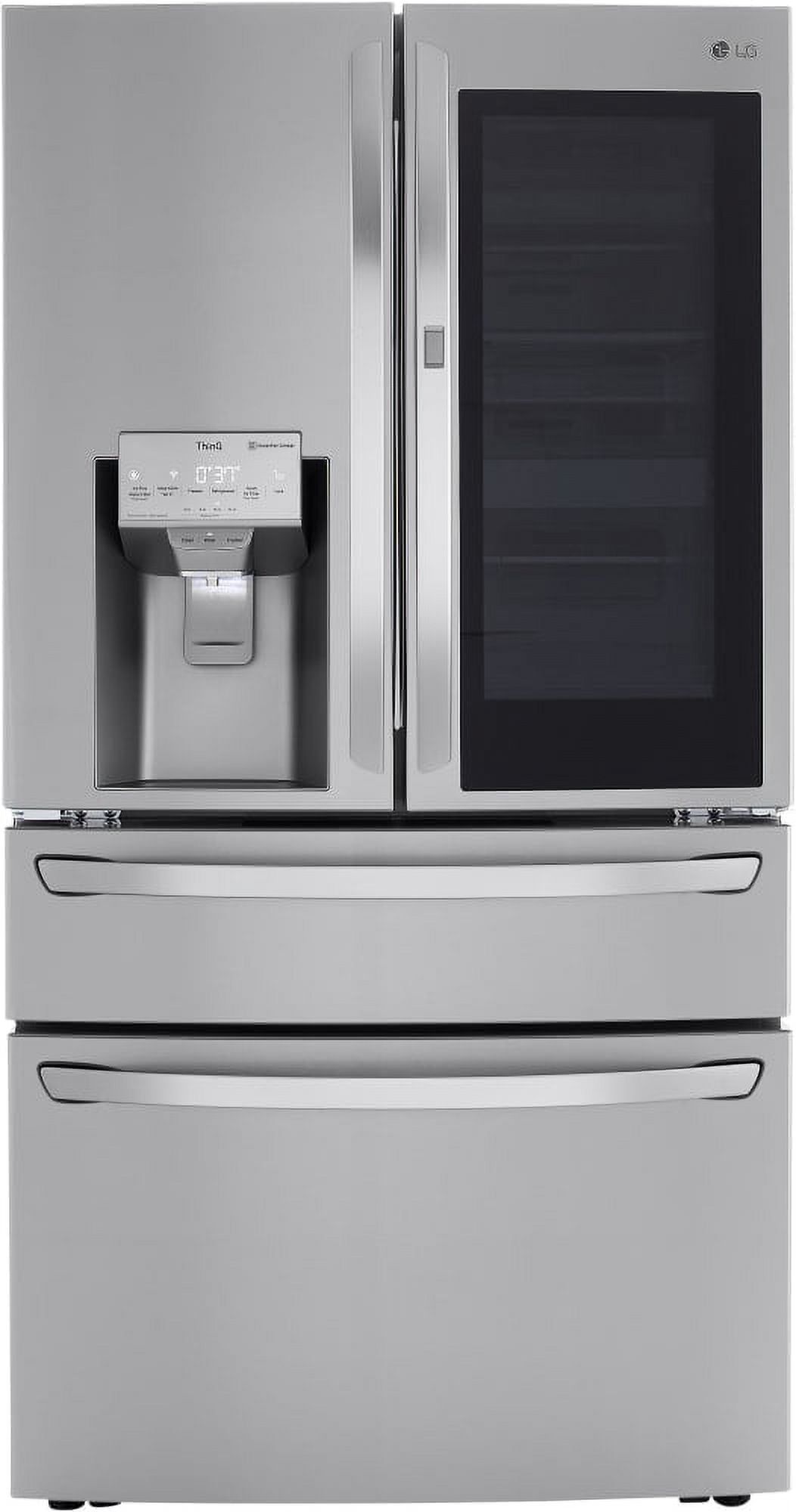 Stainless Steel 29.5 Cu. Ft. Smart French Door Refrigerator with Ice Maker