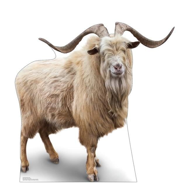 Life-Size Wild Mountain Goat Cardboard Cutout Standee