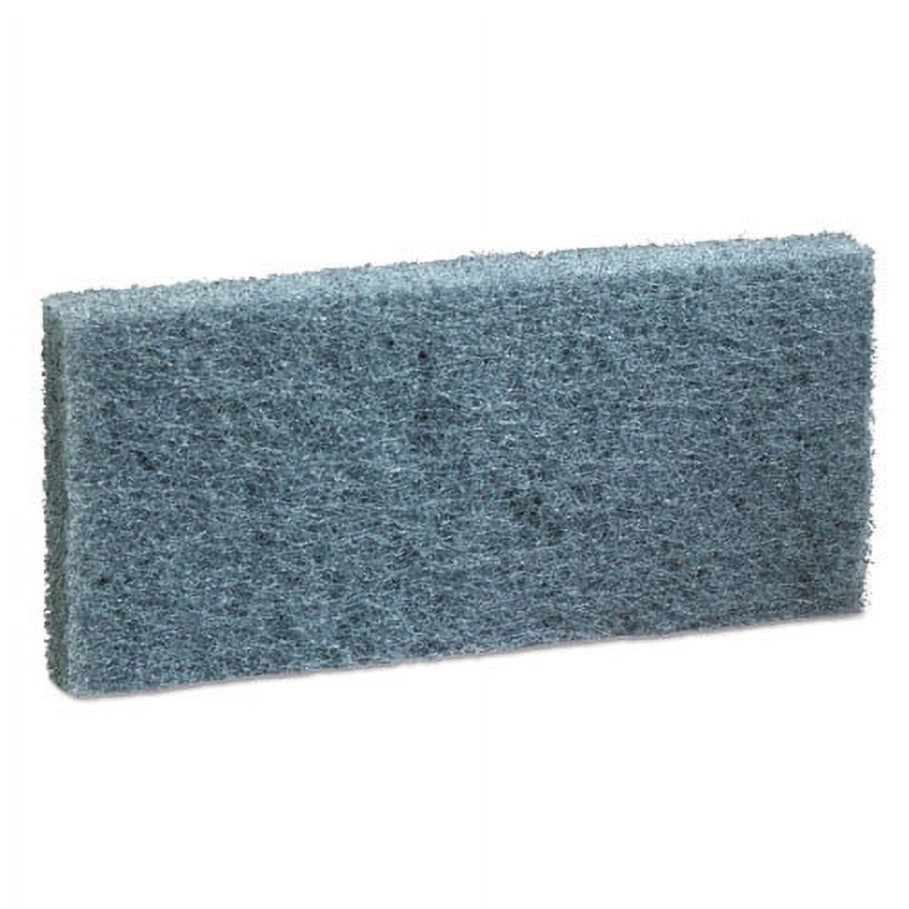 Blue Medium-Duty Nylon Scrub Pad 10" x 4.625"