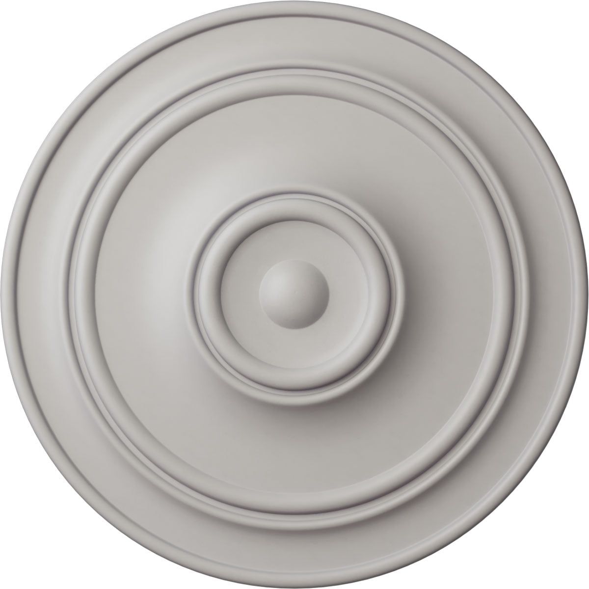 Ultra Pure White Hand-Painted Classic Ceiling Medallion