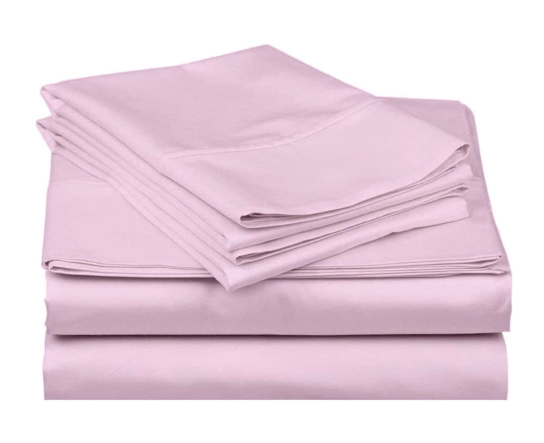 Queen Pink Egyptian Cotton Deep Pocket Sheet Set