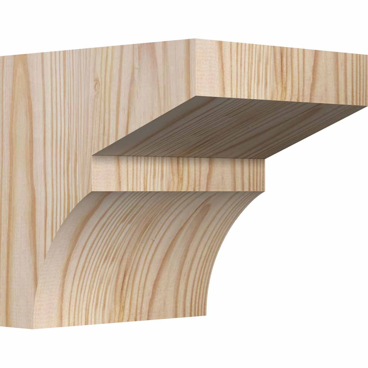 Monterey Smooth Douglas Fir Corbel 5 1/2"W x 6"D x 6"H