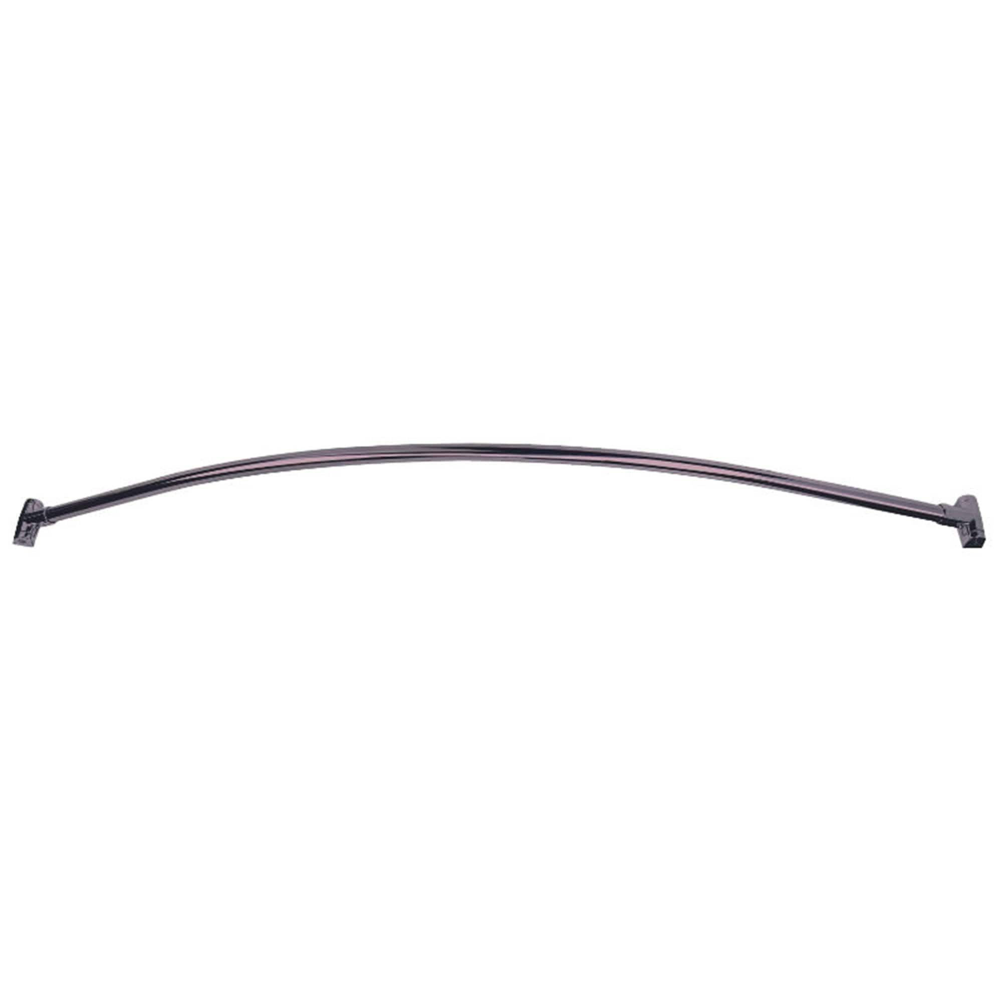 60'' Oil Rubbed Bronze Curved Stainless Steel Shower Rod