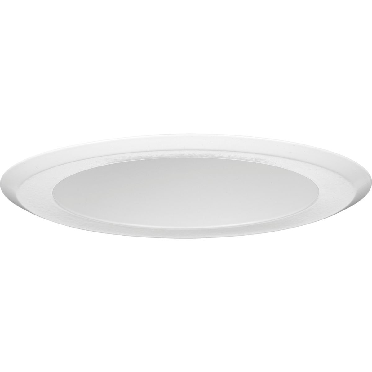 Satin White 5" Aluminum LED Recessed Ceiling Light Trim