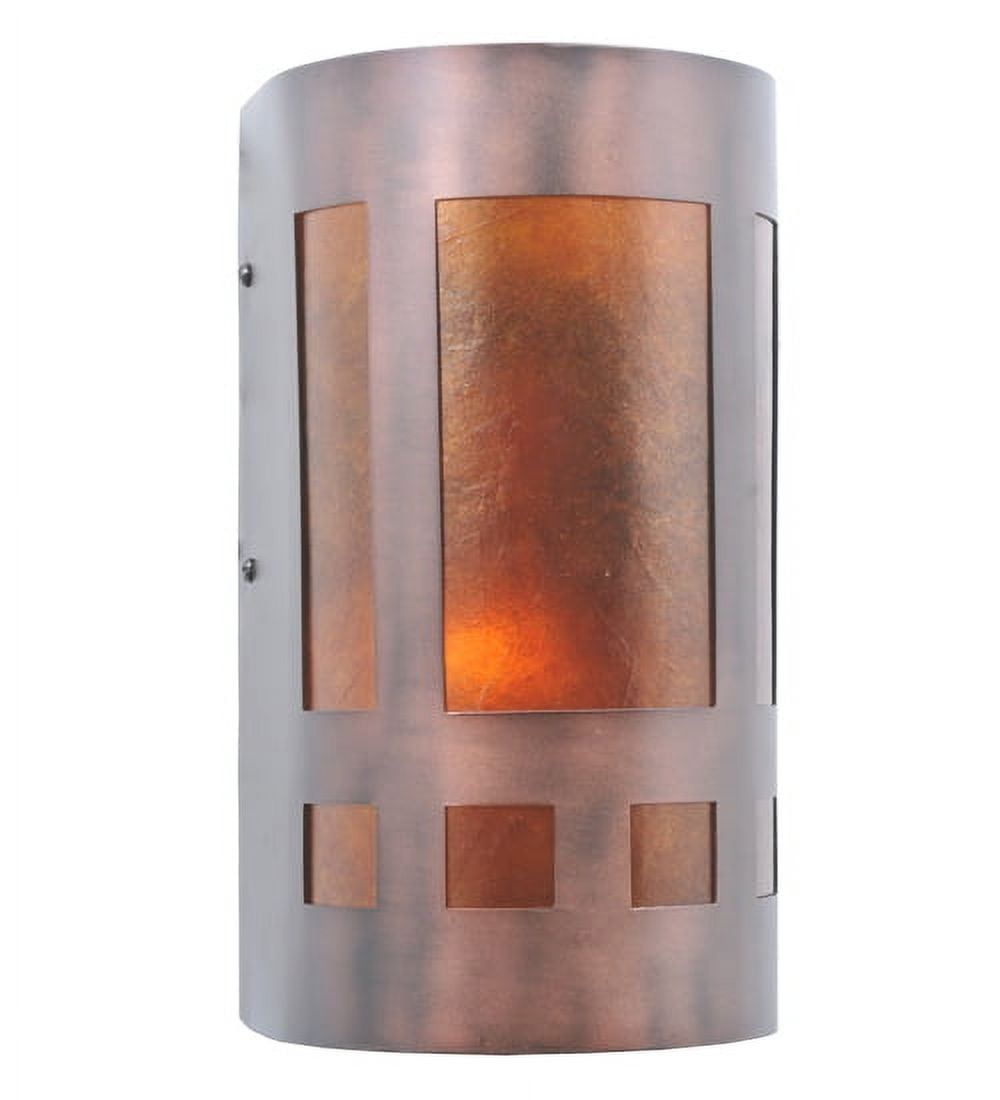 Mahogany Bronze 9.5" Dimmable Wall Sconce