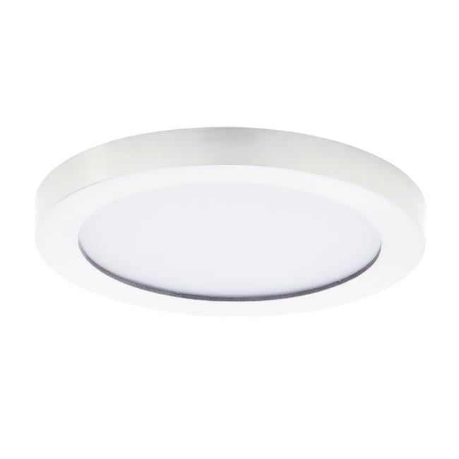 White Aluminum 5-Inch LED Flush Mount Ceiling Light