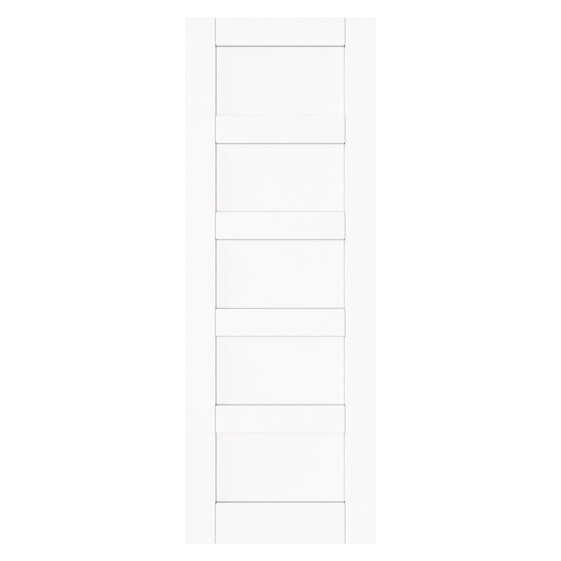 28" x 80" White Primed Solid Core Interior Door Slab