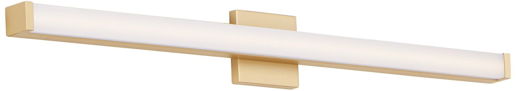 Gold and White Acrylic LED Bathroom Vanity Light