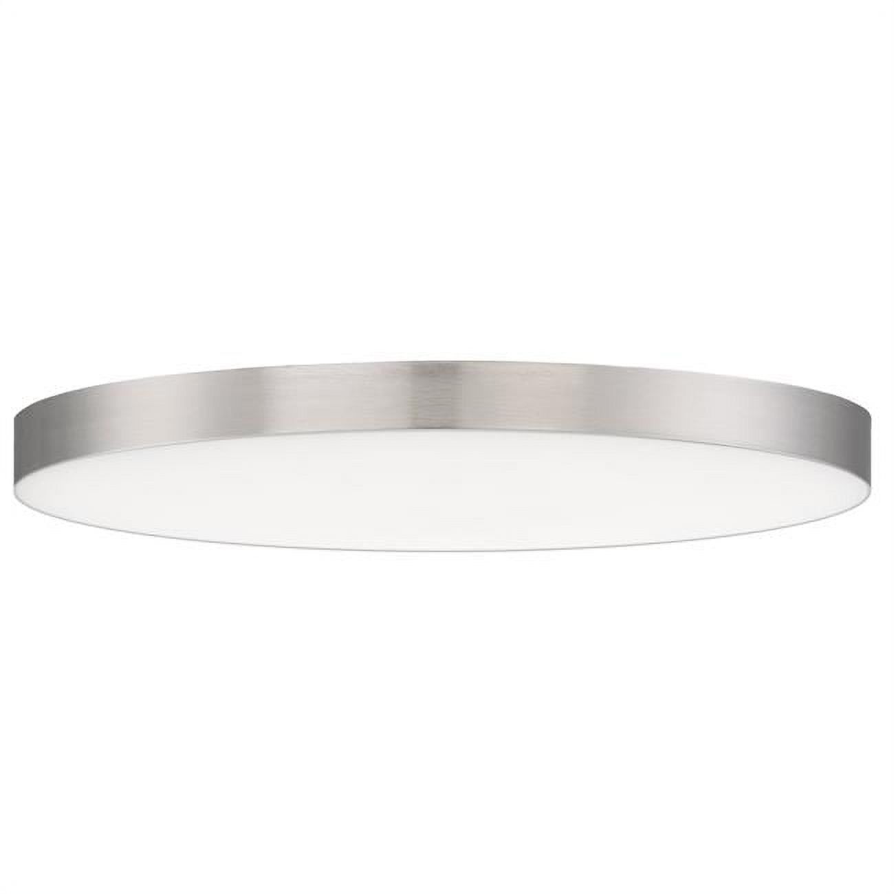 Satin Nickel 16" LED Flush Mount Ceiling Light