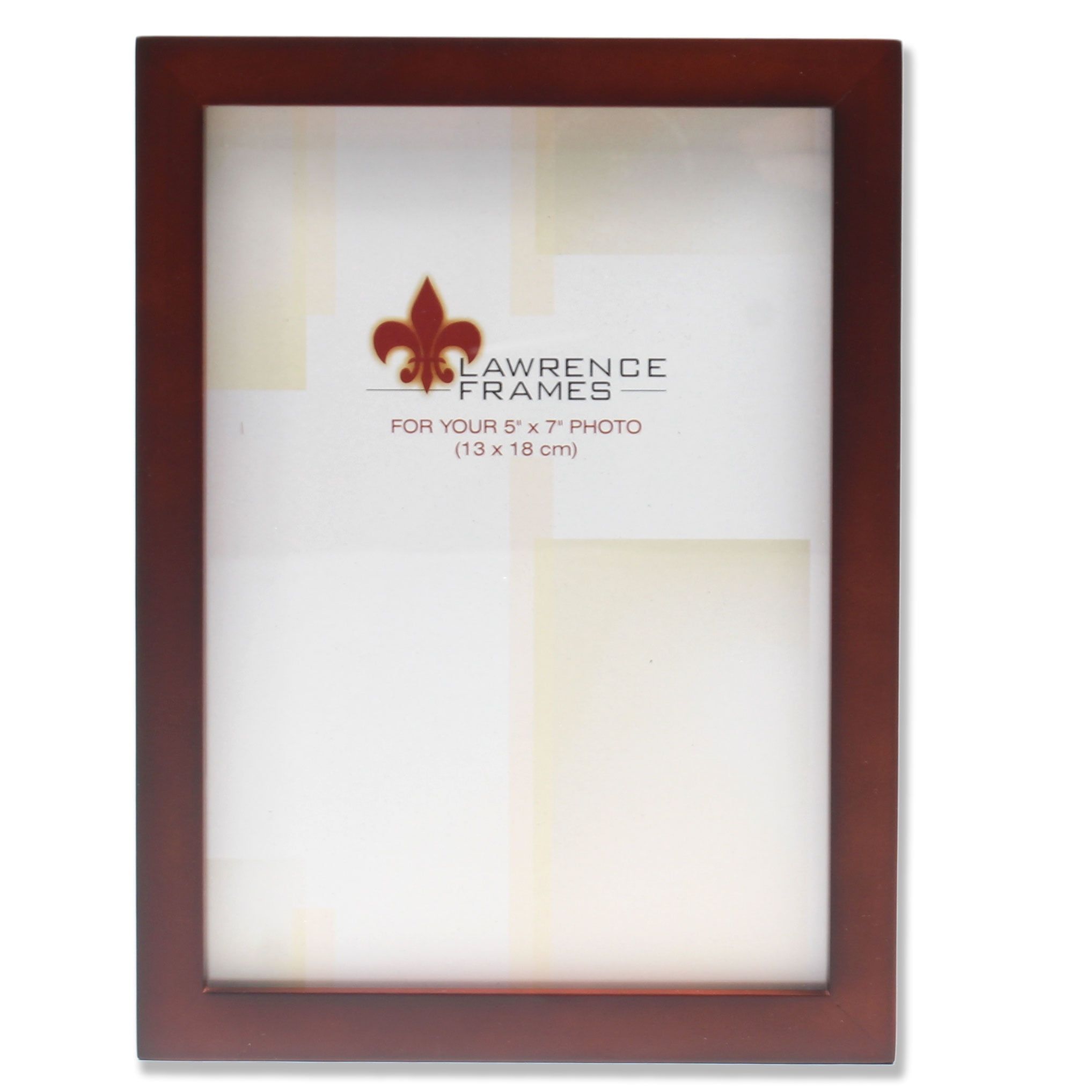 Classic 5x7 Walnut Wood Tabletop and Wall Picture Frame