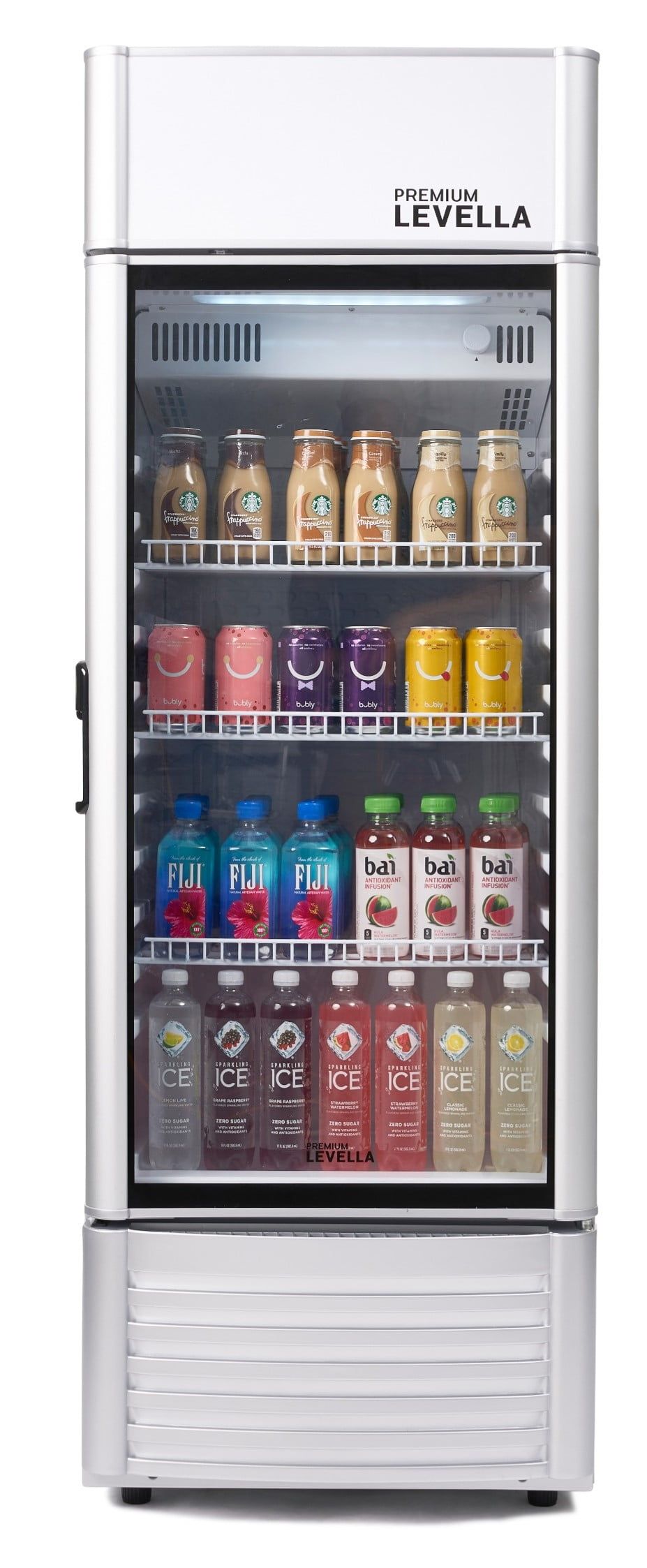 Silver Energy Star Single Door Beverage Refrigerator