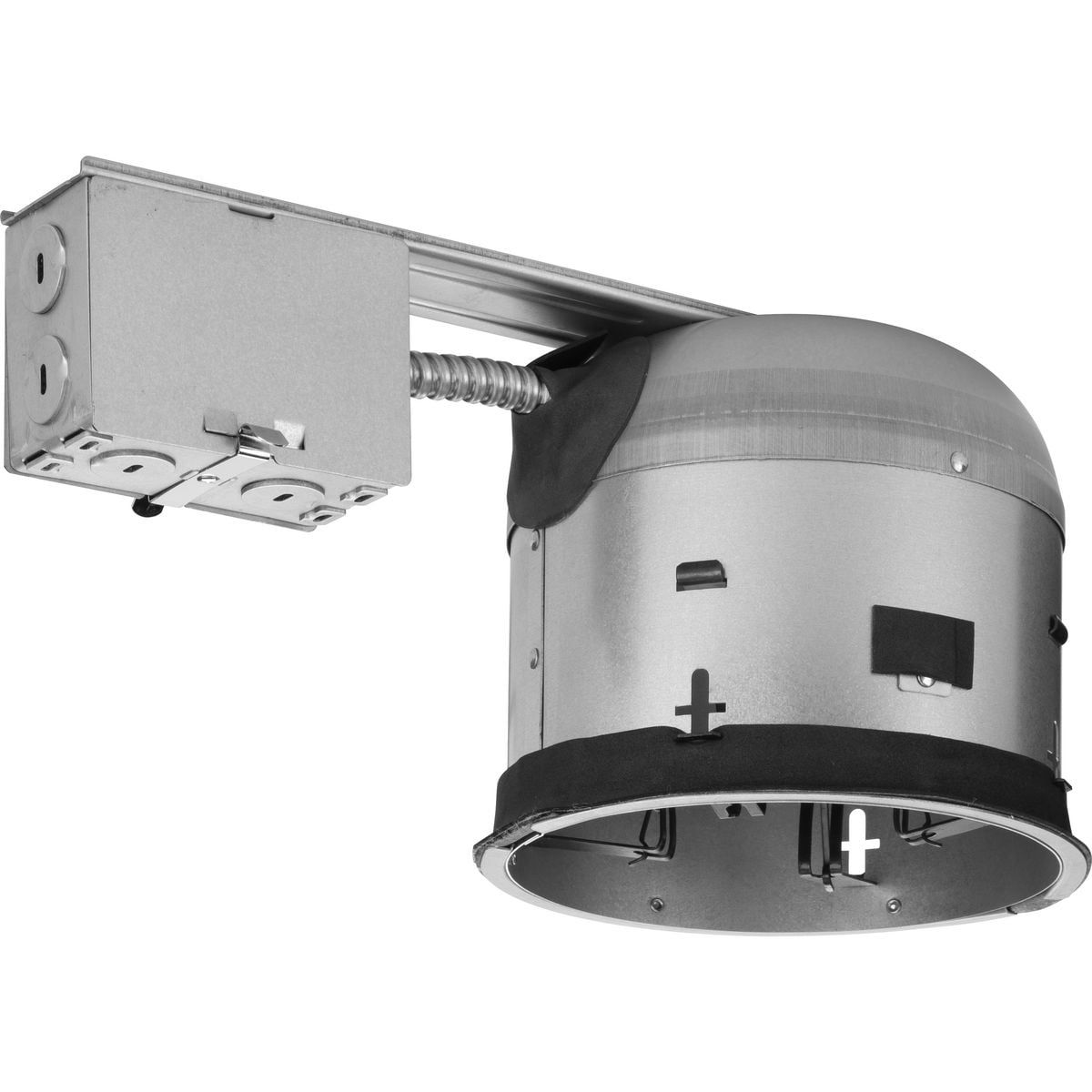 Galvanized Steel 6" LED Shallow Remodel Housing