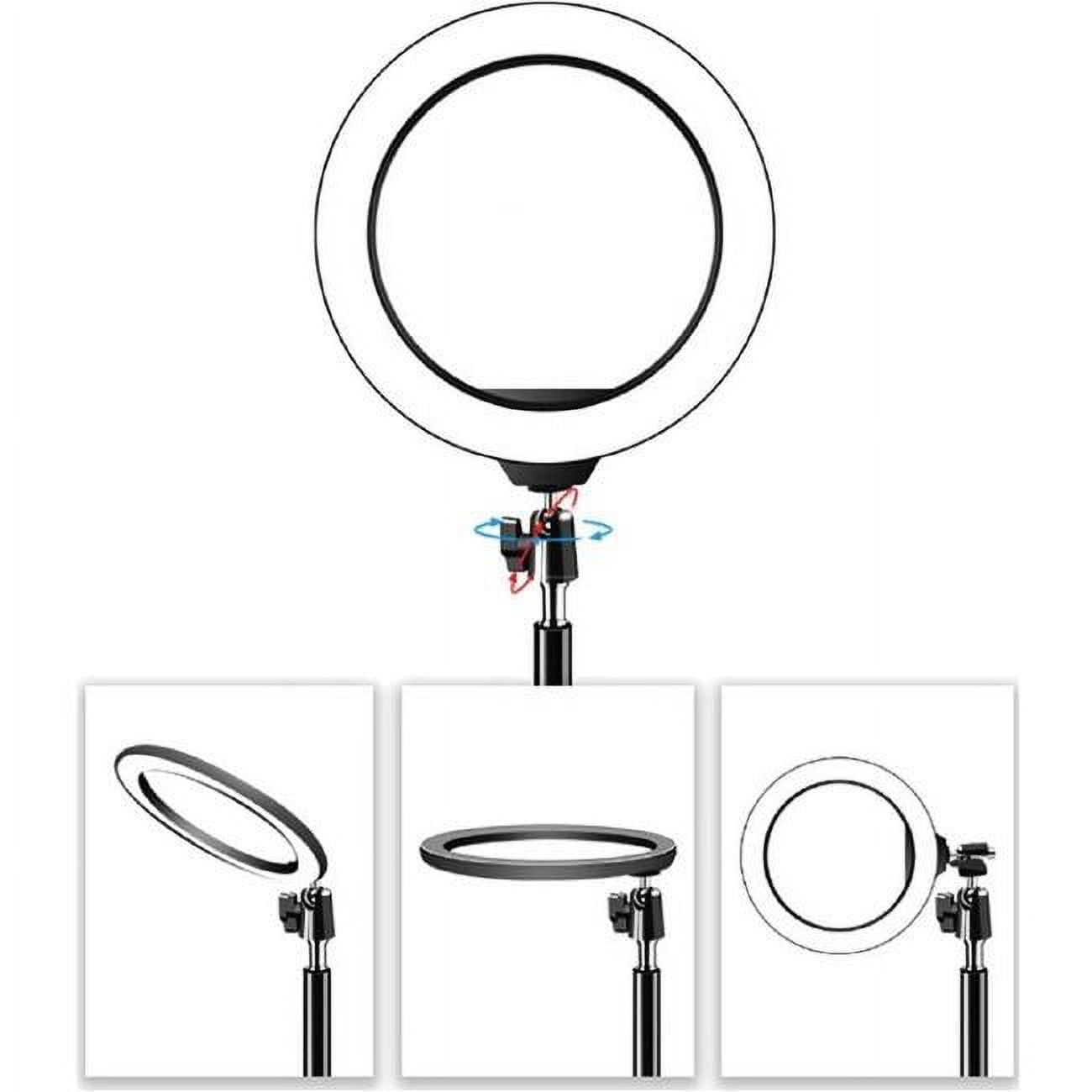 Lumina Glow 6" Adjustable LED Ring Light with Mini Tripod