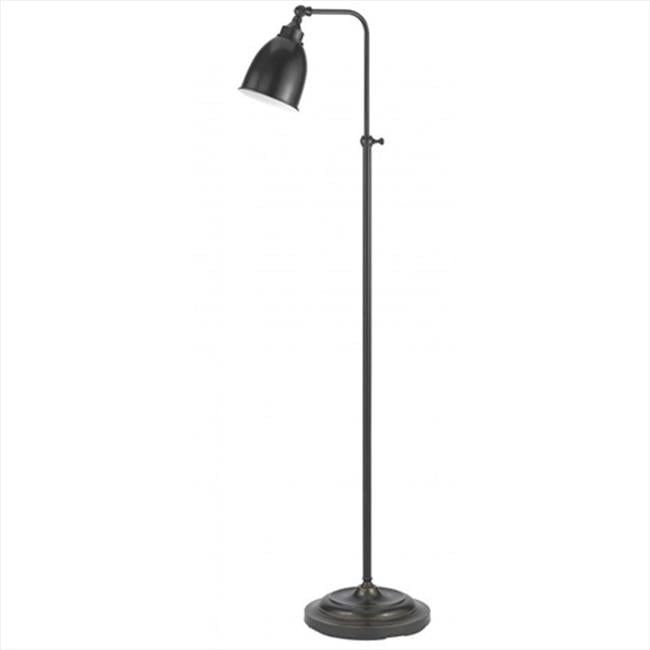 Adjustable Dark Bronze Pharmacy Floor Lamp with 3-Way Switch