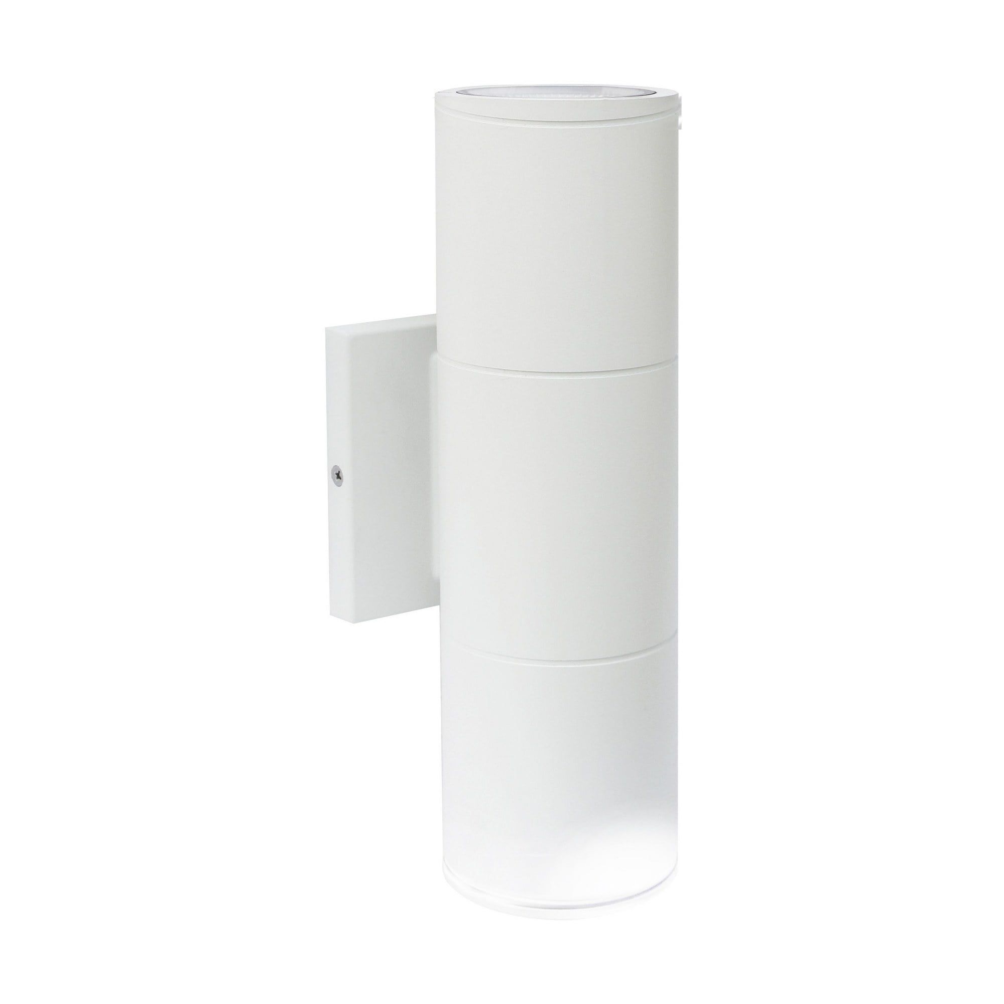 Bronze White Large LED Outdoor Sconce with Up/Down Lighting