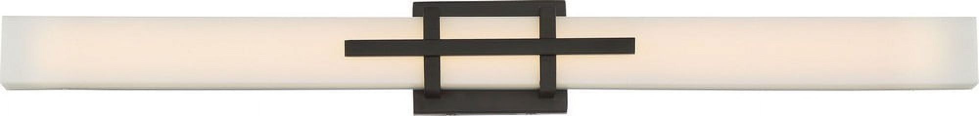 Elara 36" Bronze LED Vanity Sconce with Dimmable Soft White Light