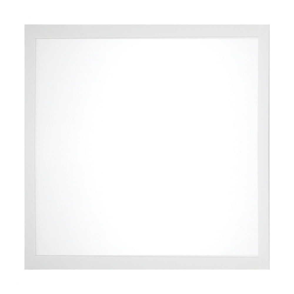 White Aluminum 24" Square LED Backlit Flat Panel Light