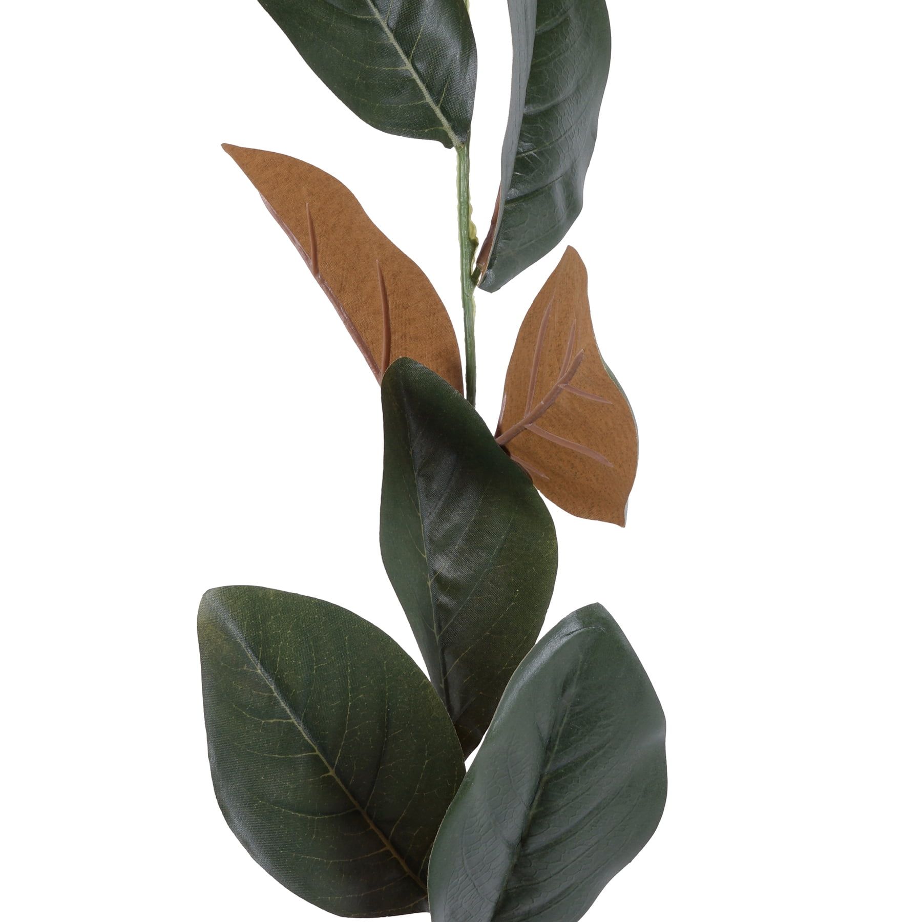 6ft Green and Brown Artificial Magnolia Leaf Garland