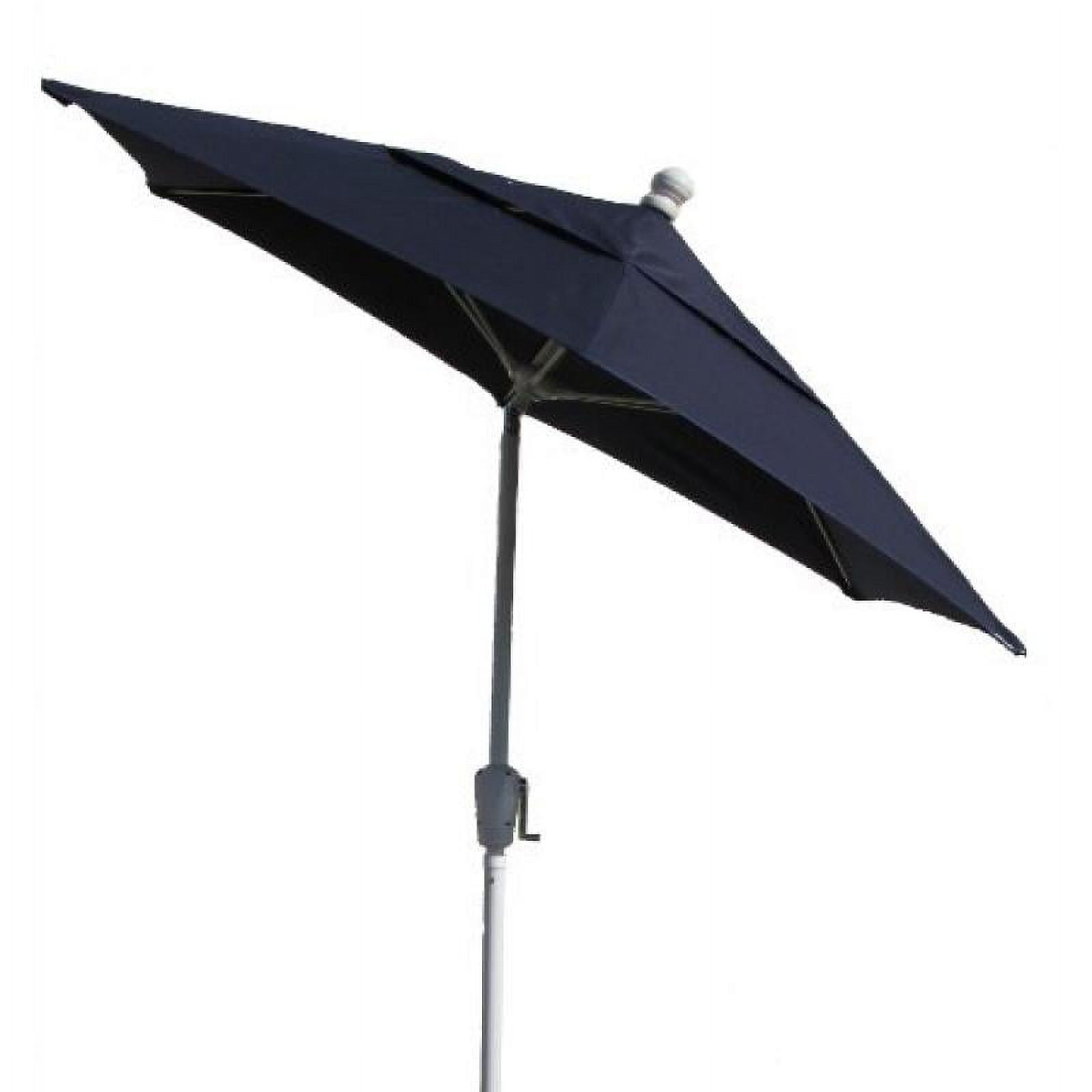 Pacific Blue 7.5 Ft Aluminum Patio Umbrella with Tilt